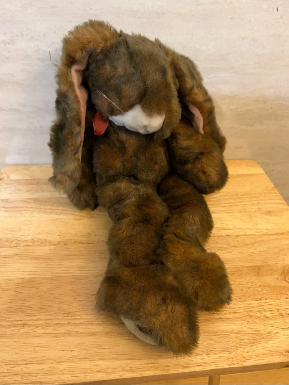 Vintage lop-eared bunny rabbit plush toy “Purr-Fection" MJC International.